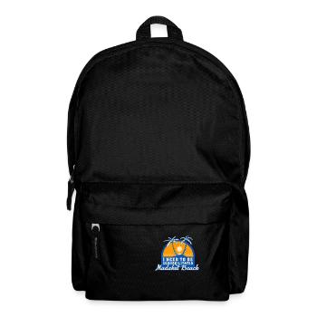 I Need To Be Seahabilitated Madaket Beach Summer - Rucksack - Schwarz - Vorne