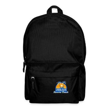 I Need To Be Seahabilitated Navarre Beach Summer - Rucksack - Schwarz - Vorne