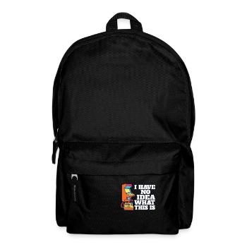 Je n’ai aucune idée de ce que c’est que les années 70 Retour en arrière des années 80 - Sac à dos - noir - Devant