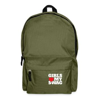 Autism Awareness I Heart Autism Warrior Design - Rucksack - Olivgrün - Vorne