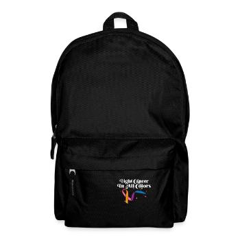 Support Cancer Awareness Month Fight Cancer In - Backpack - black - Front