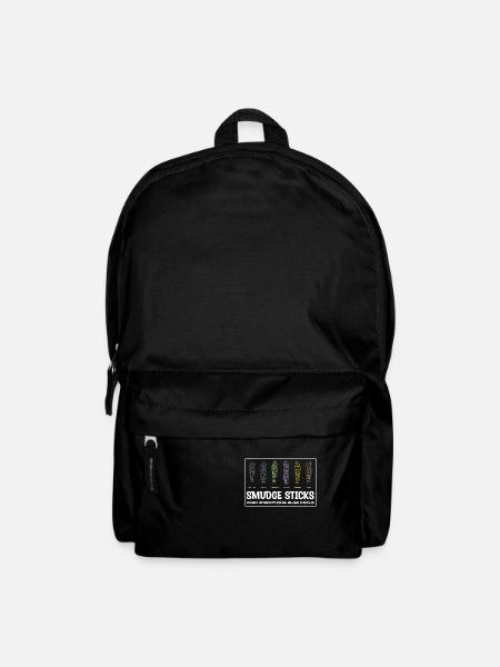 Sage Smudge Sticks Spiritual Healing Prayer Pagan - Backpack - black