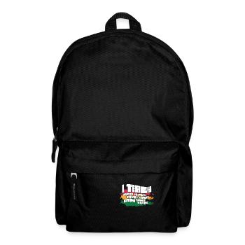 i I Teach Confident Bravery Equality Teacher Future - Backpack - black - Front