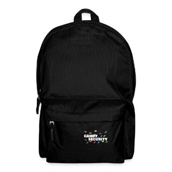 Candy Security Mom Dad Matching Birthday Costume - Rucksack - Schwarz - Vorne