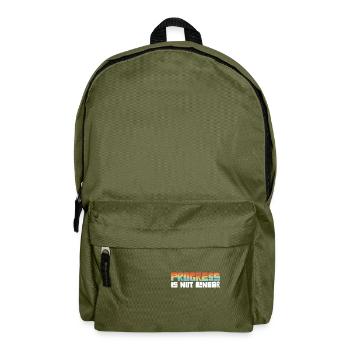 SPED Teacher Progress Is Not Linear Para ABA - Backpack - olive green - Front