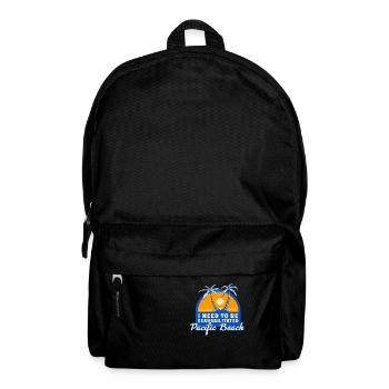 I Need To Be Seahabilitated Pacific Beach Summer - Rucksack - Schwarz - Vorne