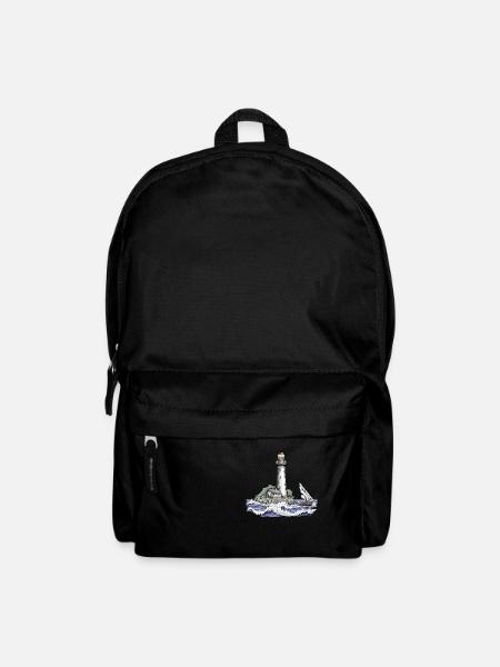 Leuchtturm - Rucksack - Schwarz