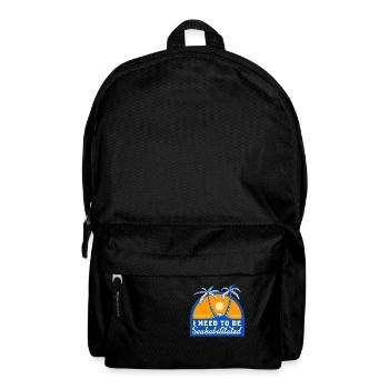 I Need To Be Seahabilitated Beach Vacation Ocean - Rucksack - Schwarz - Vorne