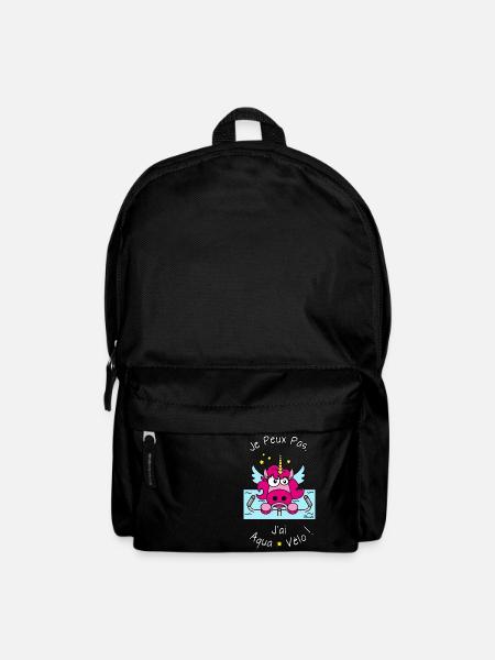 Licorne Je peux pas, J'ai Aqua-Vélo WT - Sac à dos - noir