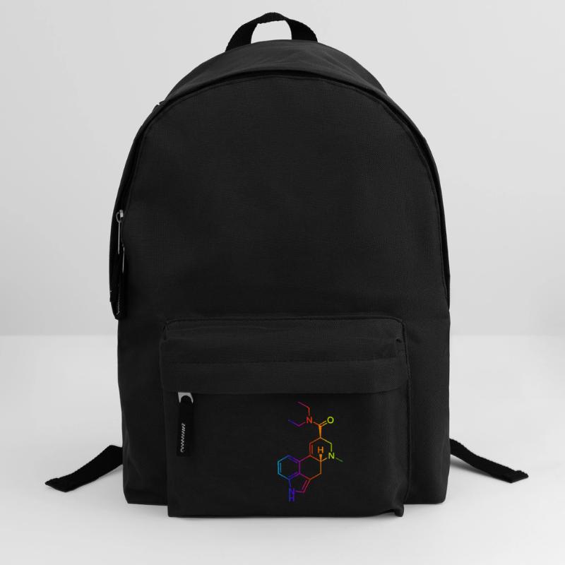 LSD Molecule Colored Backpack