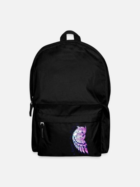 Eule Königin der Nacht 1 - Rucksack - Schwarz