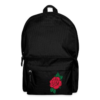 Rose - Dreifarbig - Rucksack - Schwarz - Vorne