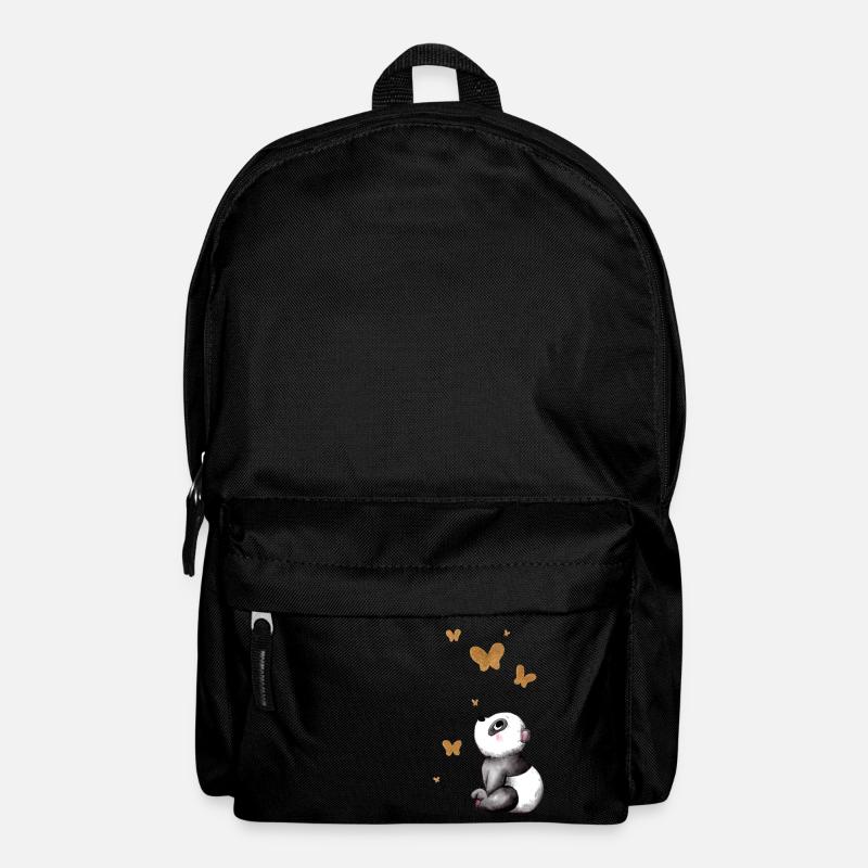 Träumender Comic Panda - Rucksack - Schwarz