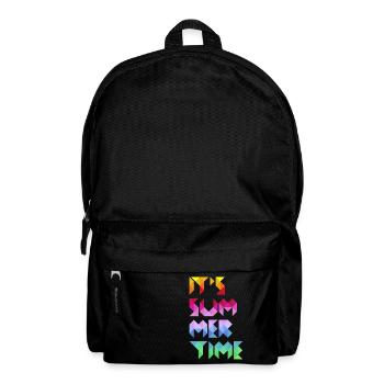 It's Summer Time - Rucksack - Schwarz - Vorne