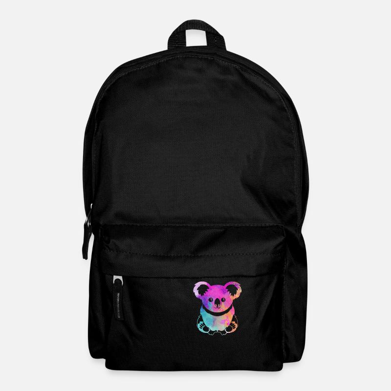 Koalabär Aquarell - Rucksack - Schwarz