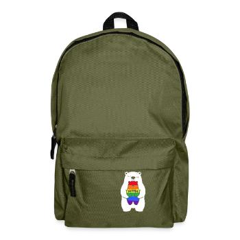 Mama Bär Lgbt - Rucksack - Olivgrün - Vorne
