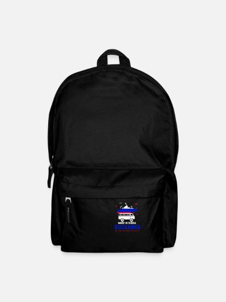 UAZ Buchanka Geländewagen Russland Flagge - Rucksack - Schwarz