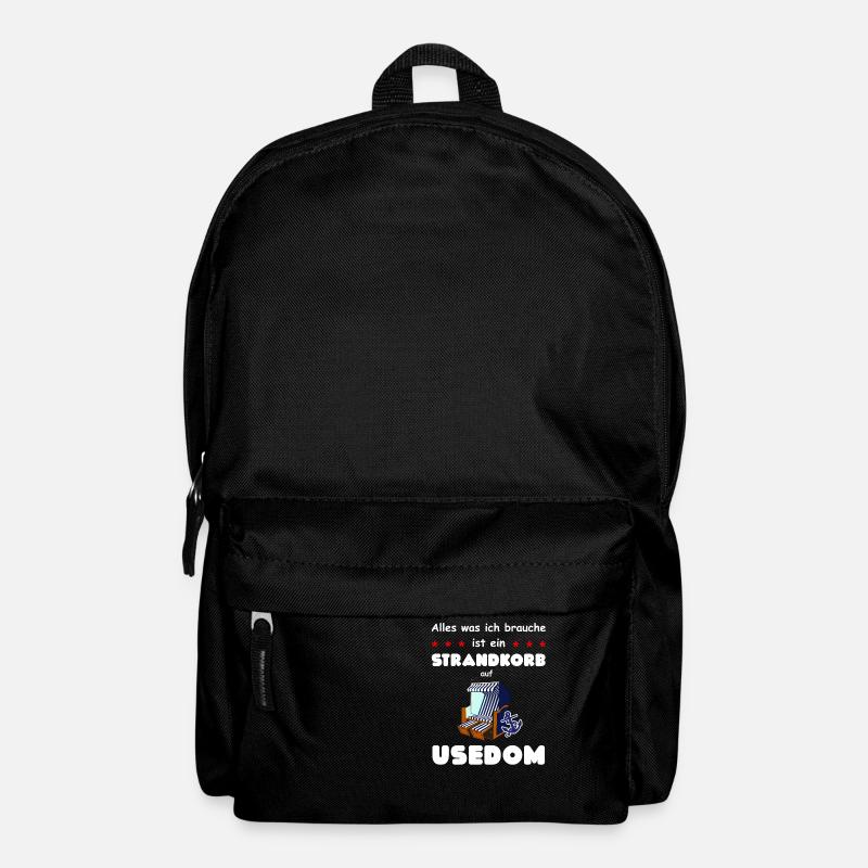 Strandkorb - Rucksack - Schwarz