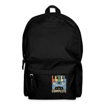 Level 18 Complete 18th Birthday 18 Years Gift - Backpack - black - Front