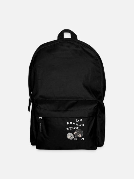 Du kannst alles schafen - Rucksack - Schwarz