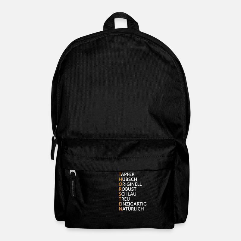 Thorsten Name Geschenk - Rucksack - Schwarz