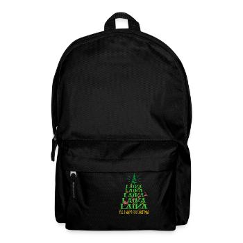 Laika Hund Weihnachten Hunderasse - Rucksack - Schwarz - Vorne