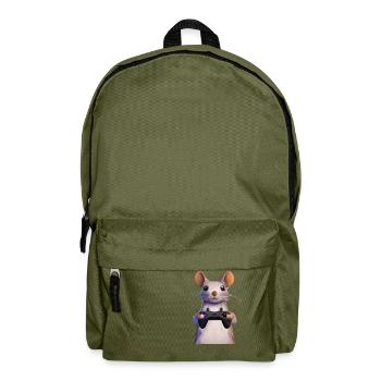 Maus - Rucksack - Olivgrün - Vorne