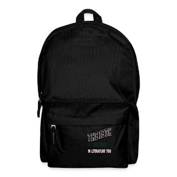 book fan inspirational bibliophile book keeper - Rucksack - Schwarz - Vorne