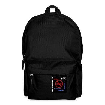 Familie - Rucksack - Schwarz - Vorne