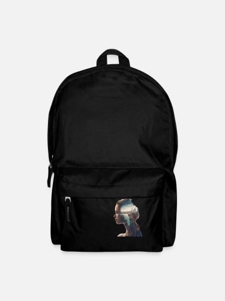 Ein Model in New York City - Rucksack - Schwarz