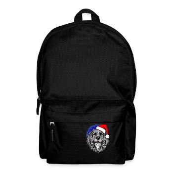 Weihnachten Hund süß lustig Hunde Tier Welpe 9 - Rucksack - Schwarz - Vorne