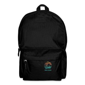 Pebble Beach California Cool Souvenir Vacation - Backpack - black - Front