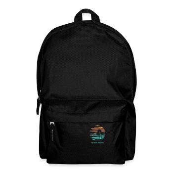 Balboa Island Kalifornien Cooler Souvenir-Urlaub - Rucksack - Schwarz - Vorne