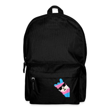 Womens Funny Say Gay Llama Sunglasses - Backpack - black - Front
