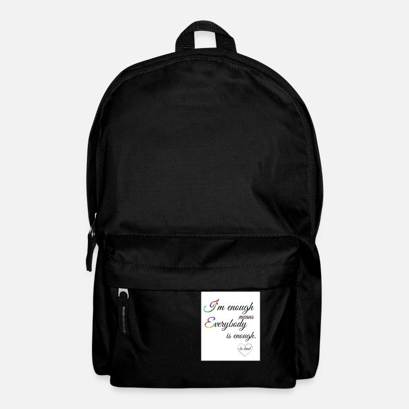 We are enough - Rucksack - Schwarz