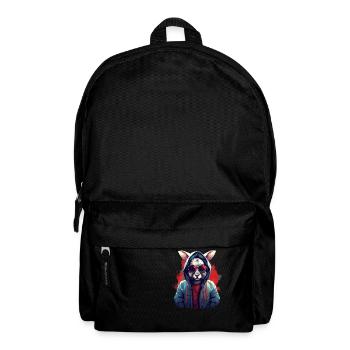City bouncer rabbit ghost | Rabbit lovers - Backpack - black - Front