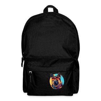 Urban Guardian: Sheepdog street vibes - Backpack - black - Front