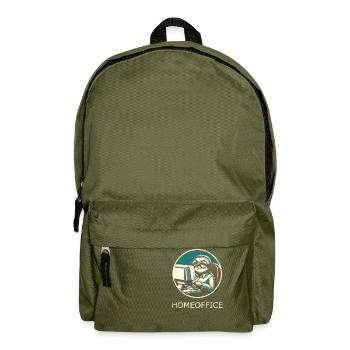 Homeoffice - Rucksack - Olivgrün - Vorne
