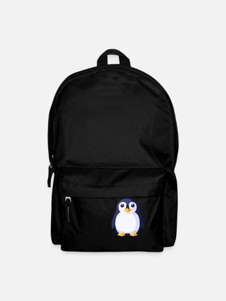 Pinguine schwarz weis - Rucksack - Schwarz