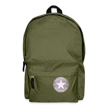 SEEK RESPECT stern pink frauenpower - Rucksack - Olivgrün - Vorne