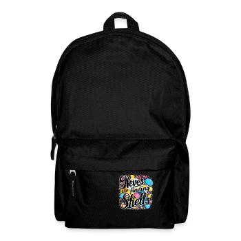 Never Stop Finding Shells Design - Backpack - black - Front