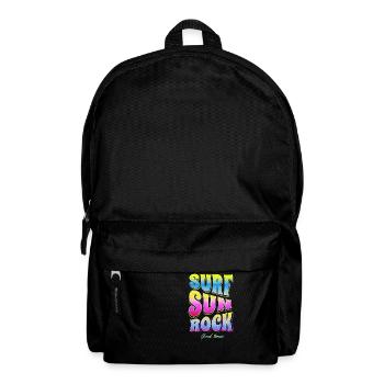 Summer Vacation Surf Sun Rock - Backpack - black - Front