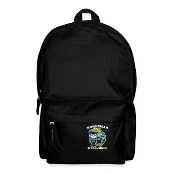 Kommissar Paul Spurensuche - Rucksack - Schwarz - Vorne