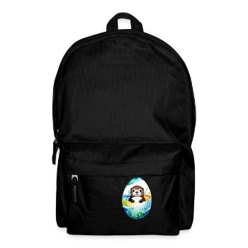 Otter Easter Watercolor - Backpack - black - Front