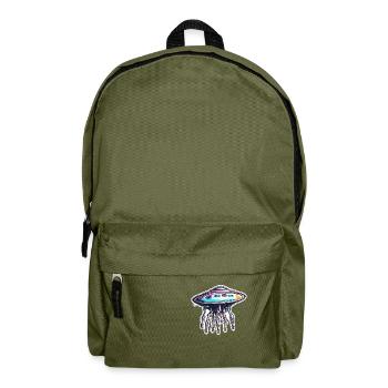 Alien / Spaceship / UFO / Area 51 / All / Mars - Backpack - olive green - Front