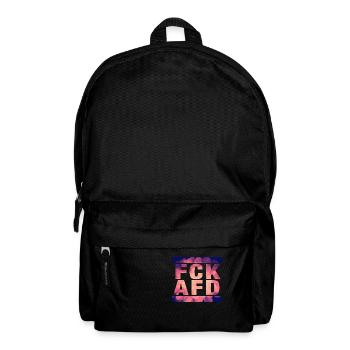 FCK AFD - Setting an example against the right, against Nazis - Backpack - black - Front