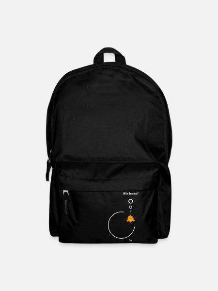 cucu - Freier Goldfisch - Rucksack - Schwarz
