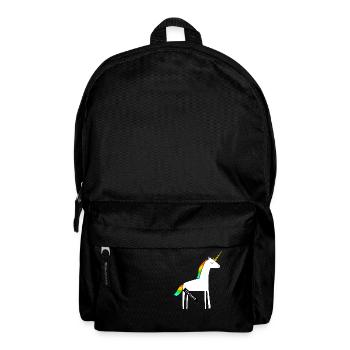 Dirty Unicorn / Funny / provocative - Backpack - black - Front