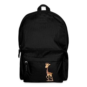 Kuschel-Zoo Giraffe 2 - Rucksack - Schwarz - Vorne