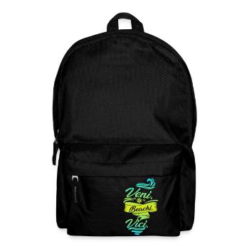 Beachvolleyball - Rucksack - Schwarz - Vorne